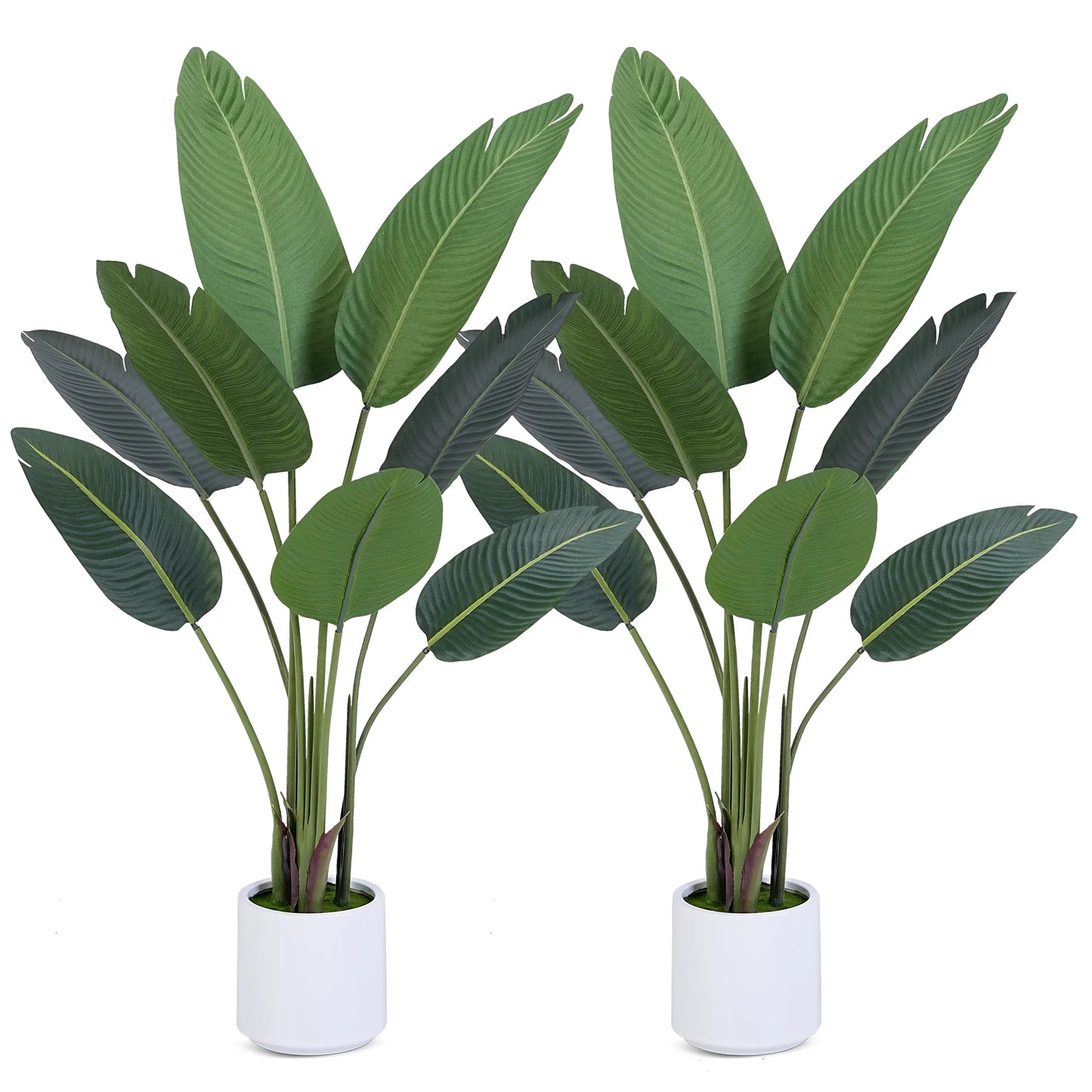 4 Feet Artificial Plant Fake Tropical Palm Tree for Home Office Wedding Valenine Decor