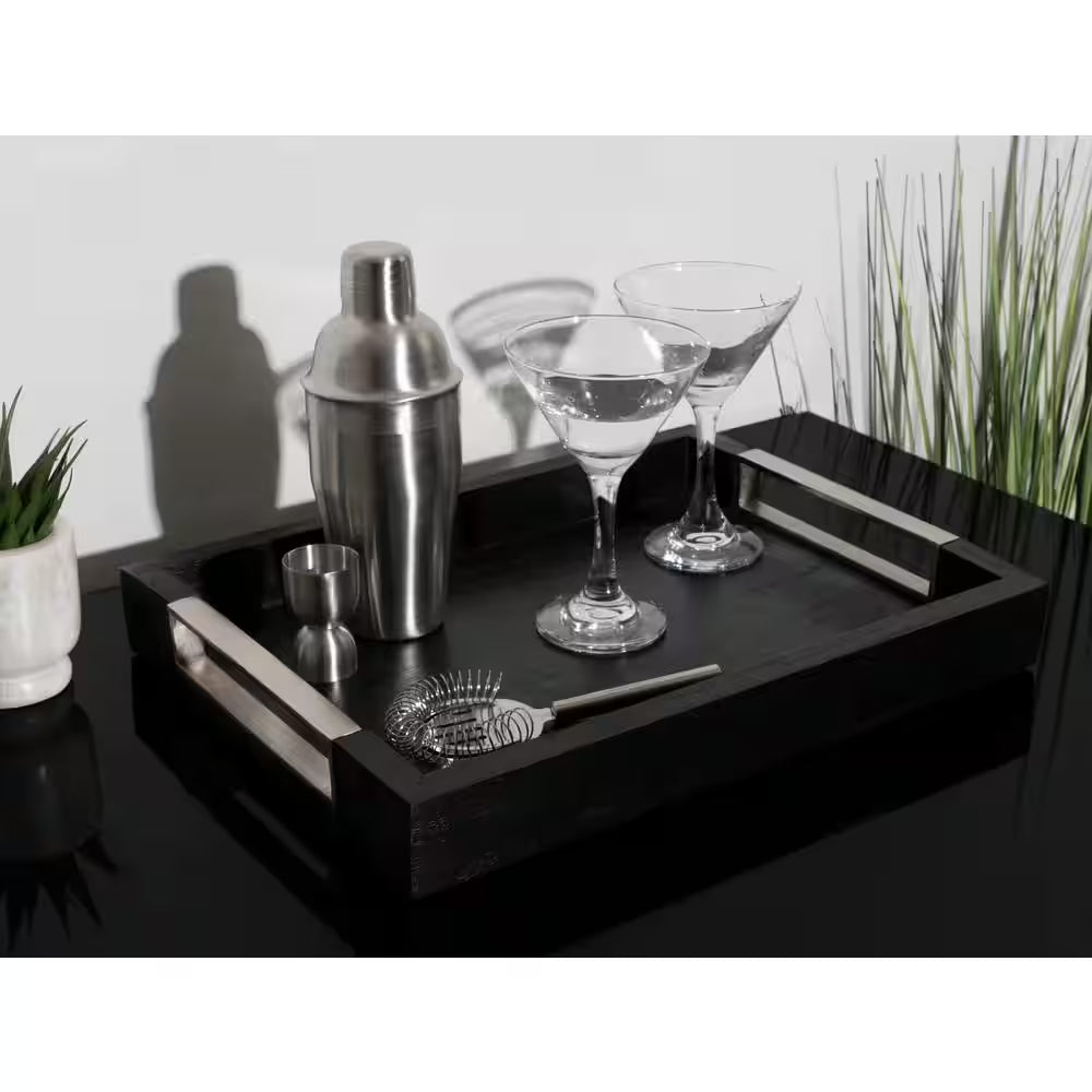 Heller Black Decorative Tray