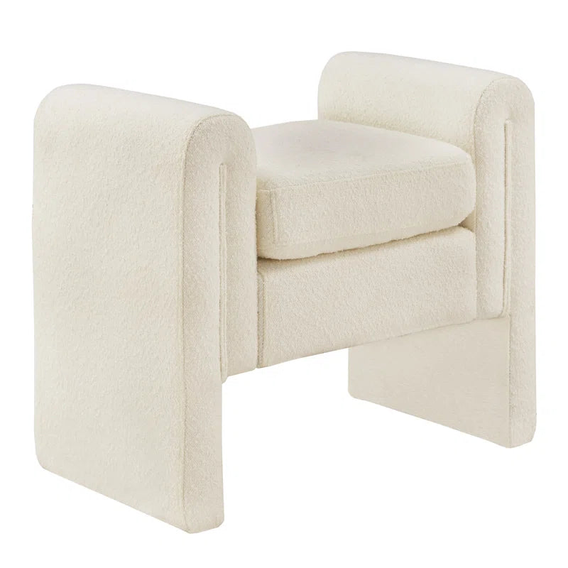 Millwood Boucle Upholstered Bench