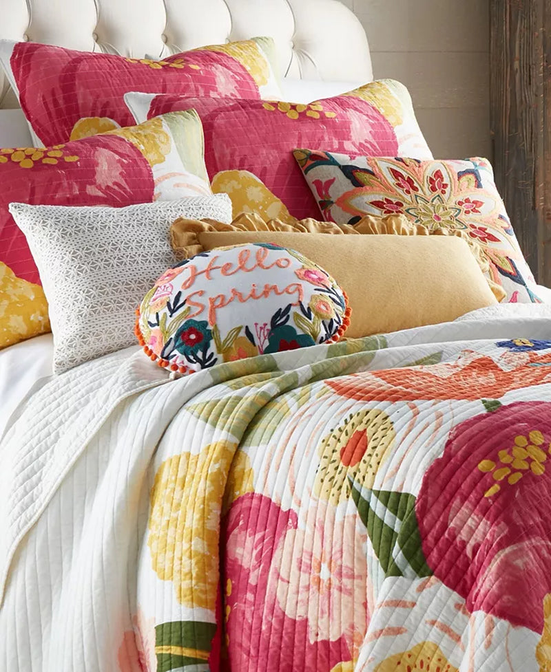 Grandiflora Overgrown Garden 2-Pc. Quilt Set, Twin