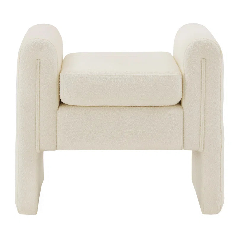 Millwood Boucle Upholstered Bench