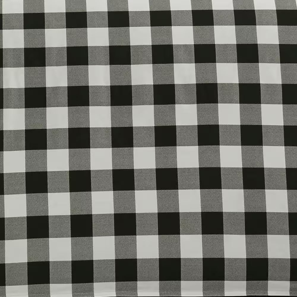 Mountain Plaid 3-Piece Black Cotton Full/Queen Duvet Cover Set