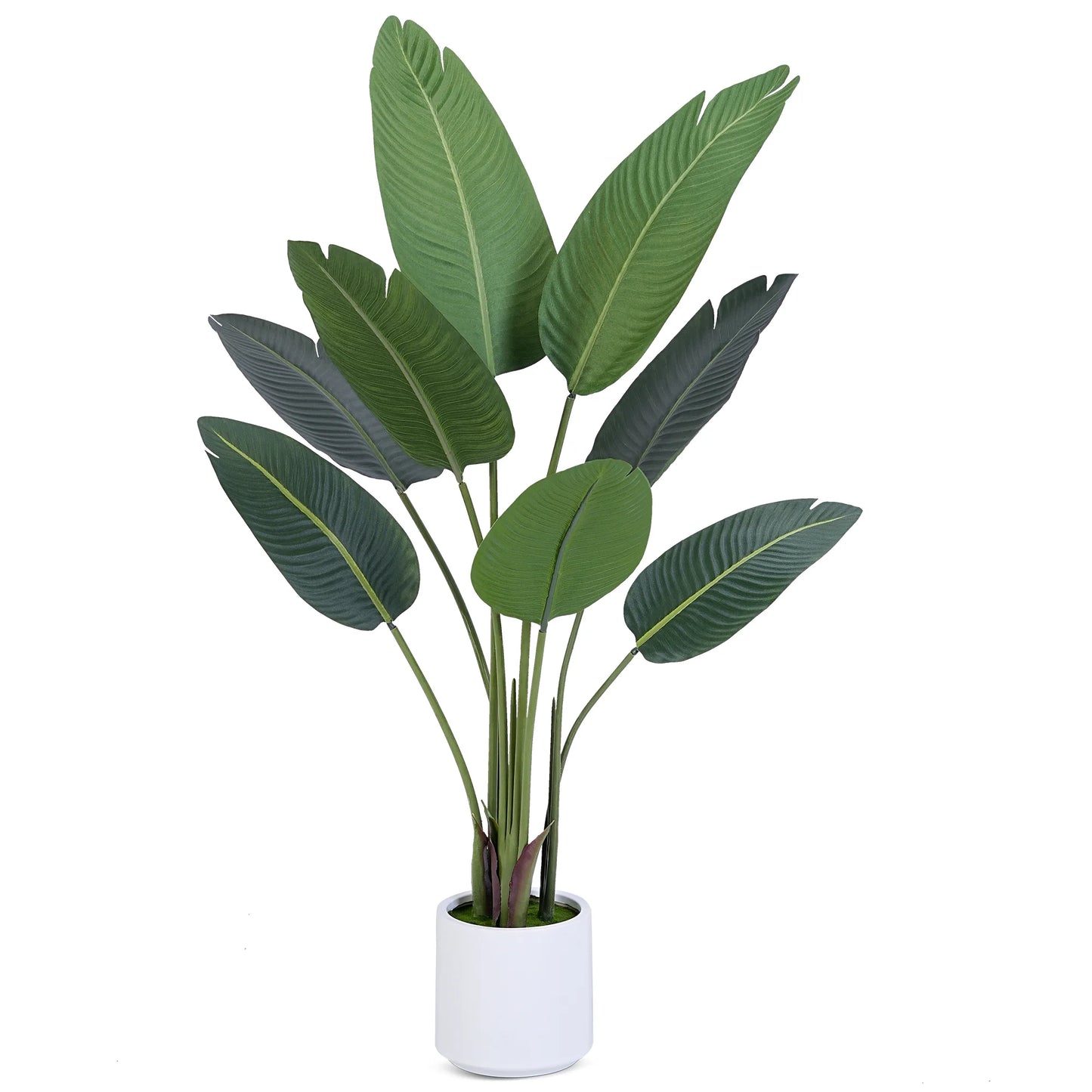 4 Feet Artificial Plant Fake Tropical Palm Tree for Home Office Wedding Valenine Decor