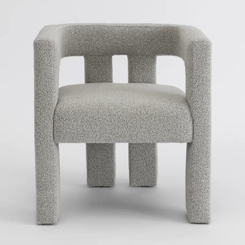 24" Wide Boucle Upholstered Armchair