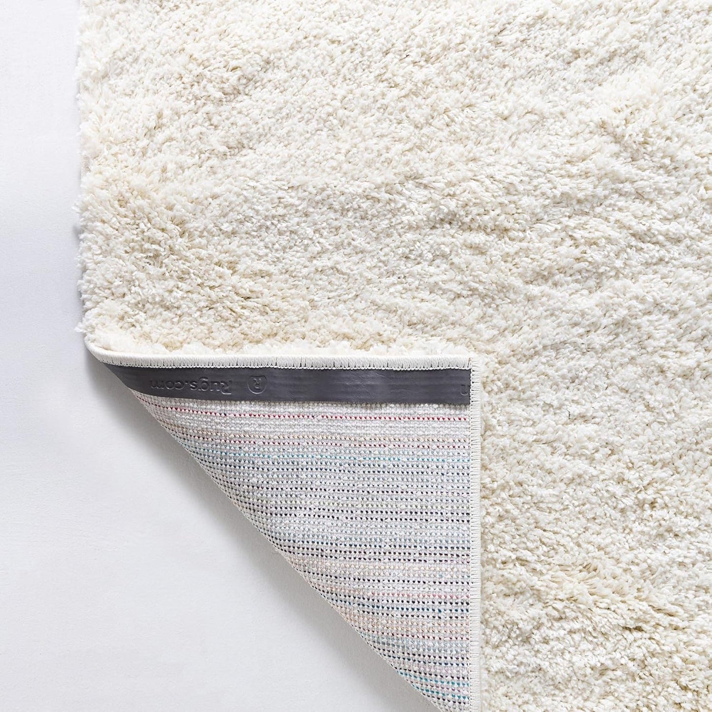 Soft Solid Shag Collection Area Rug – 7X10 White Shag Rug Perfect for Bedrooms, Dining Rooms, Living Rooms