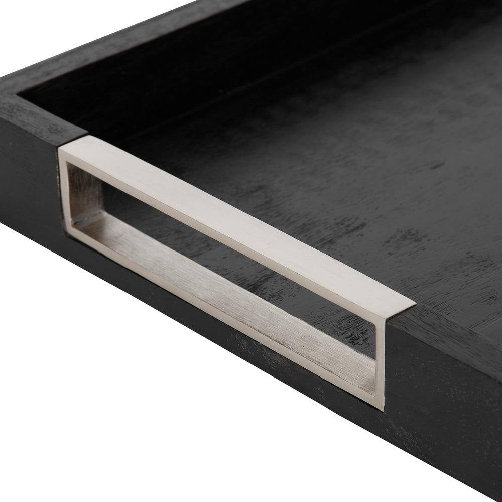 Heller Black Decorative Tray