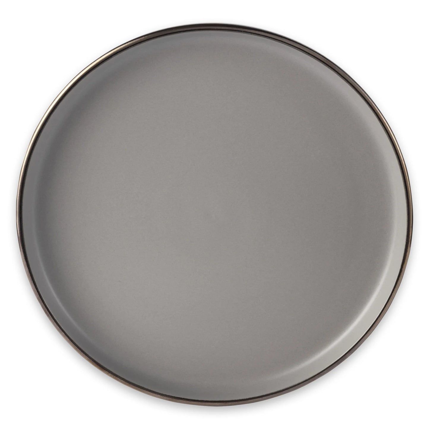 Ava 12-Piece Ceramic Dinnerware Set Gray