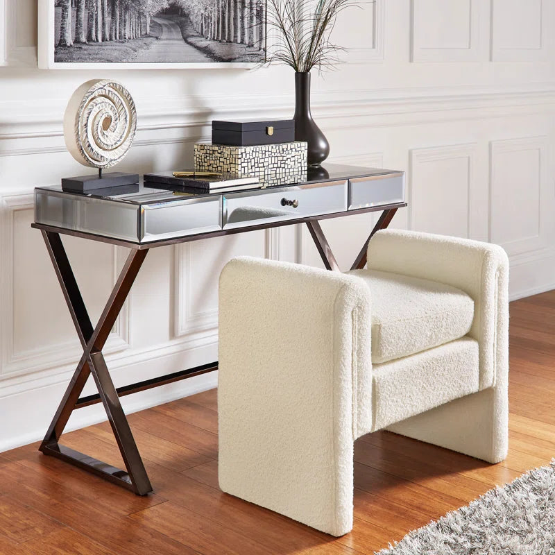 Millwood Boucle Upholstered Bench