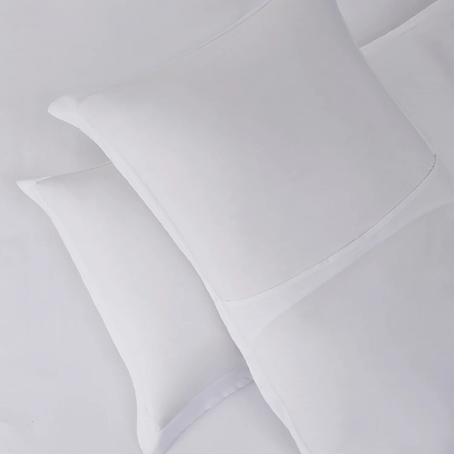 3Pc Duvet Cover Set, Luxury Microfiber Duvet Cover Queen with Pillow Shams, White