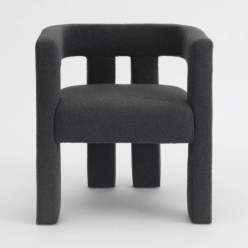 24" Wide Boucle Upholstered Armchair