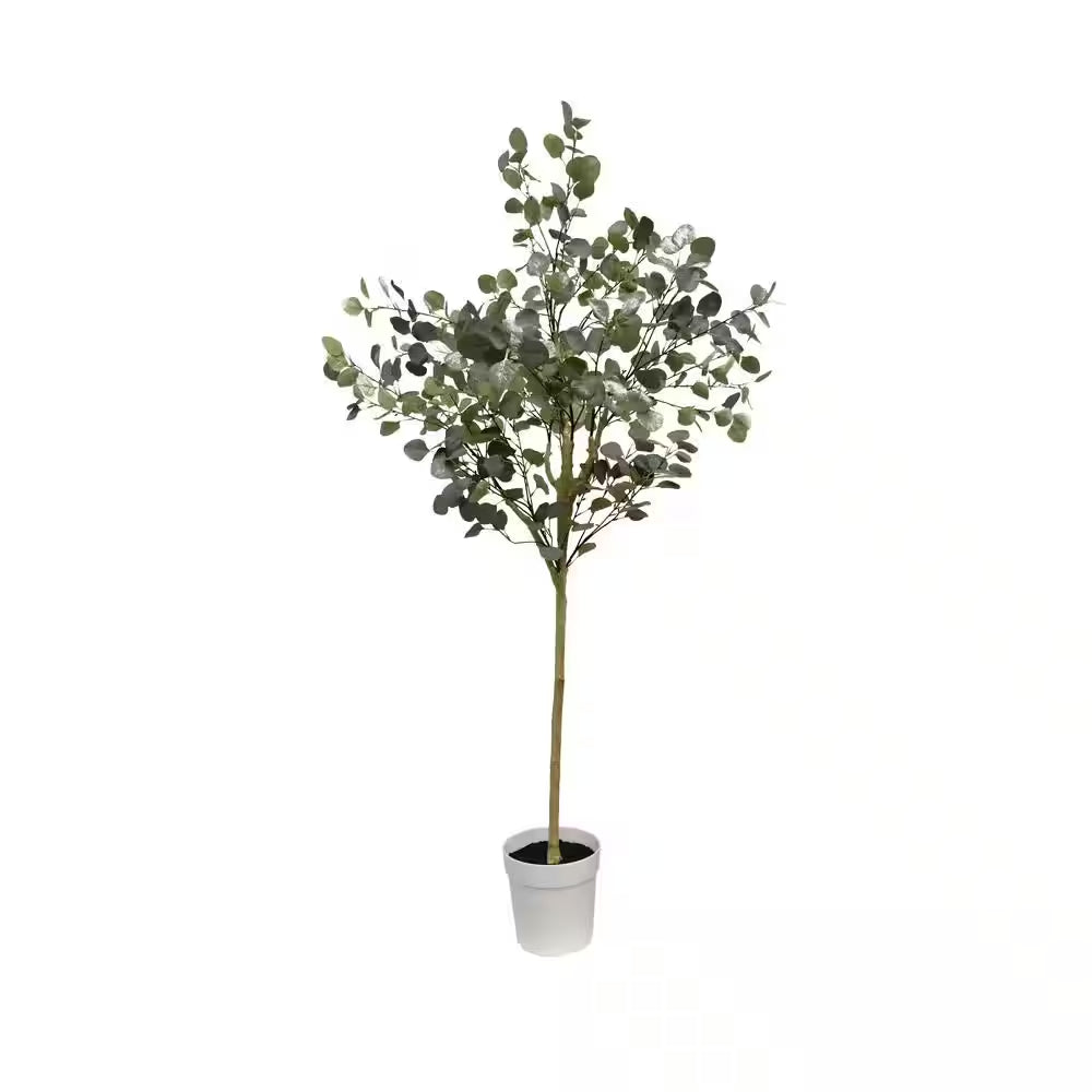 71 In. Artificial Eucalyptus 412 Lv (9 In. X 8 In. H Pot; 70 In. X 71 .3 In. H)