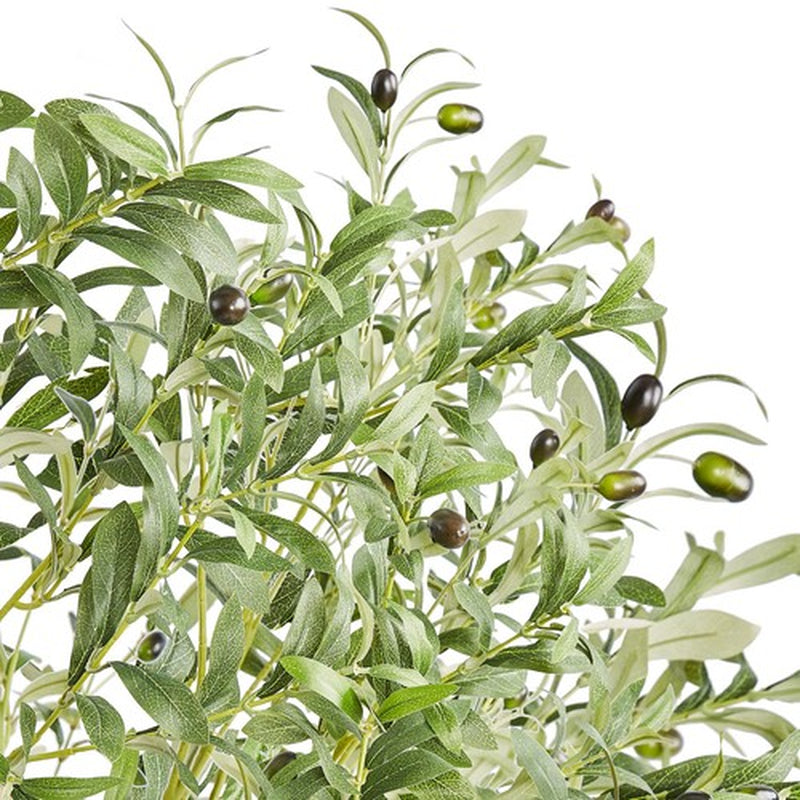 Uimoso 5Ft Artificial Olive Tree Green Tall Faux Lifelike Fake Plant Home Decor