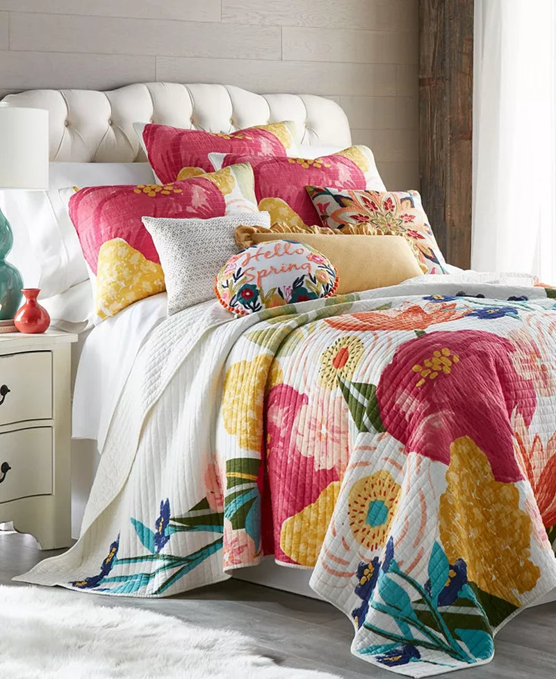 Grandiflora Overgrown Garden 2-Pc. Quilt Set, Twin