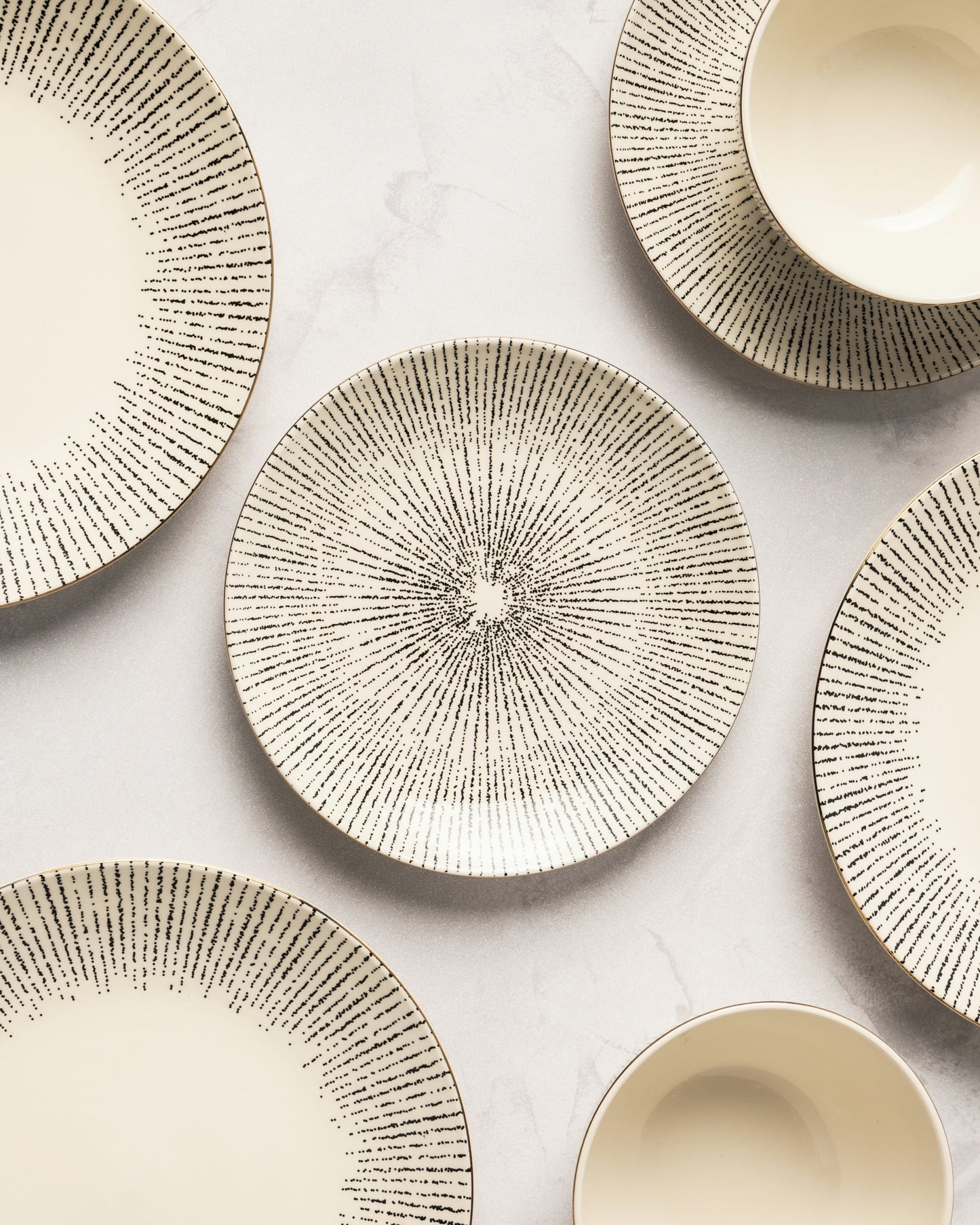Riley 12-Piece Ceramic Dinnerware Set