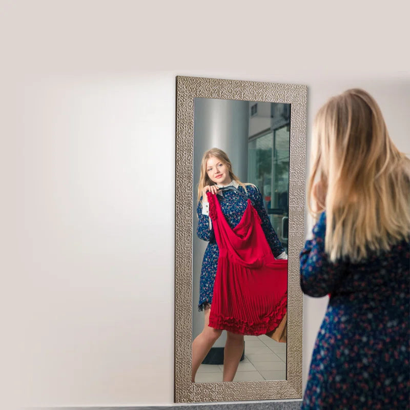 Laux Mosaic Large Floor Mirror, Full Length Mirror, Full Body Mirror, Standing Mirror 66"L X 32"W