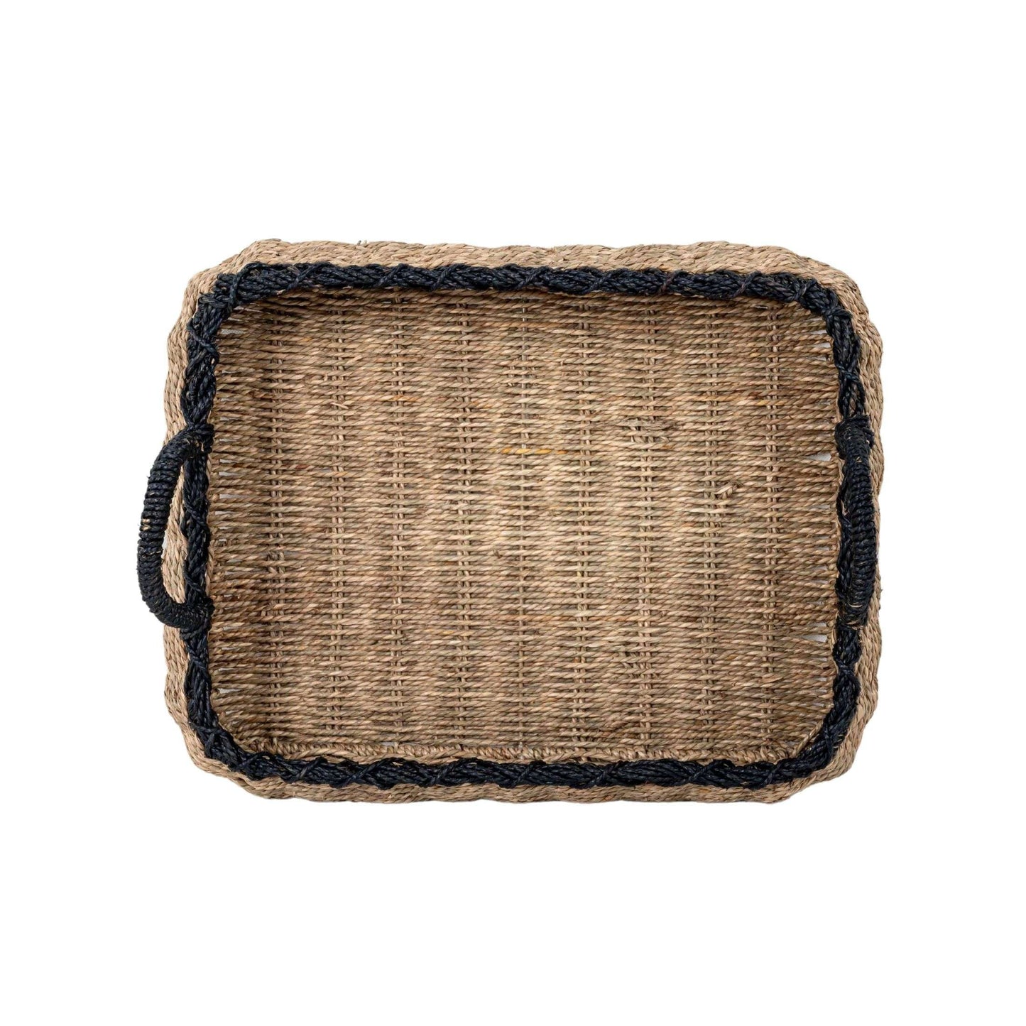 Seagrass Tray Storage Basket with Handles