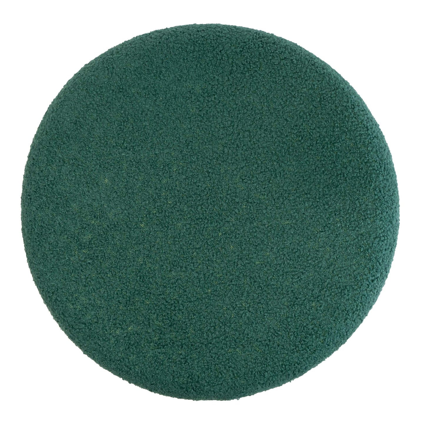 Boucle Cloud Storage Ottoman, Green