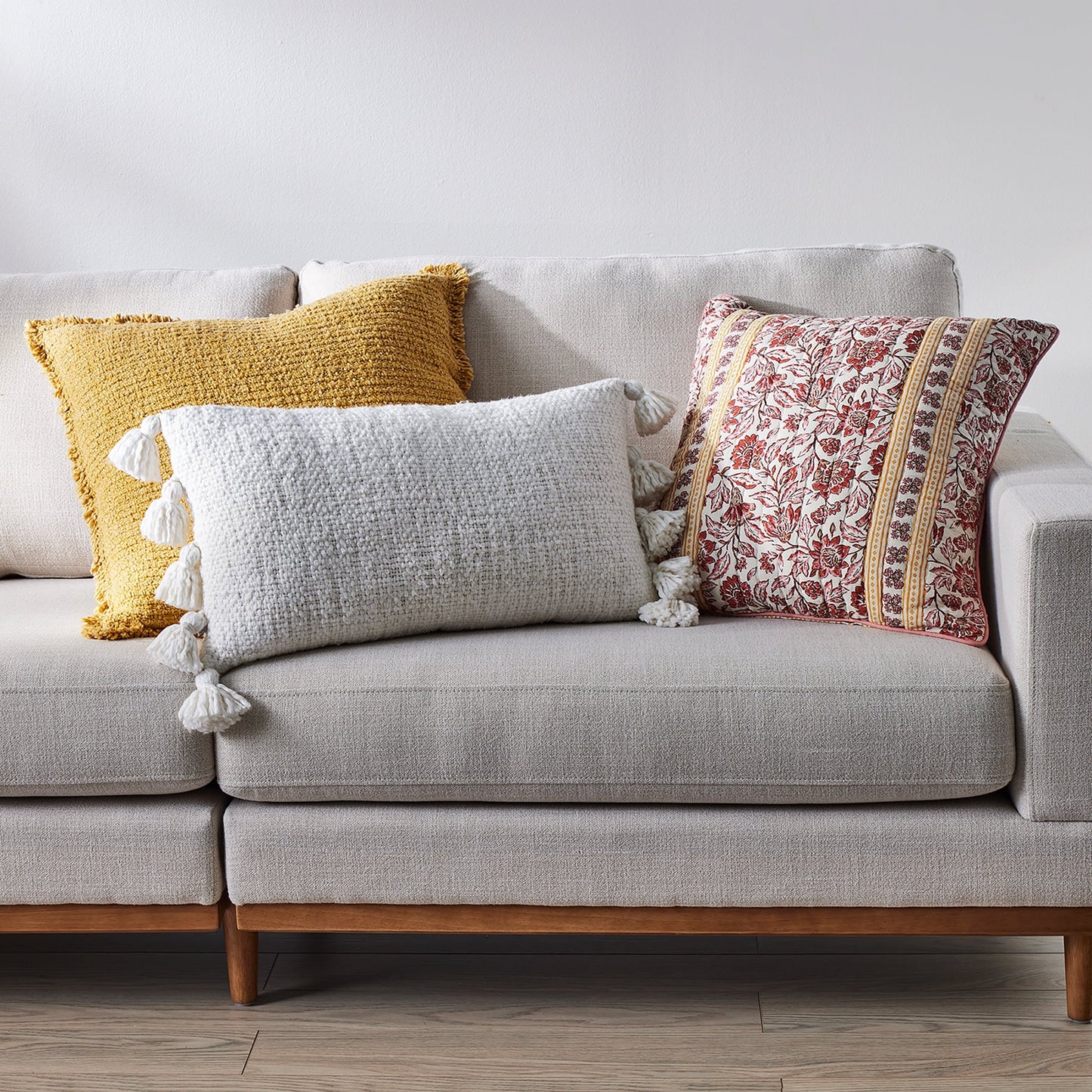 Oblong Decorative Throw Pillow for Adults, 14 in X 24 In