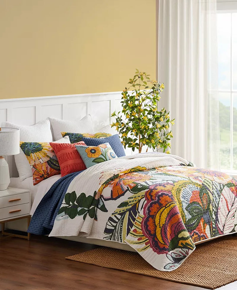 Grandiflora Overgrown Garden 2-Pc. Quilt Set, Twin