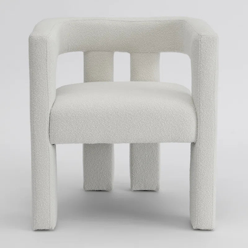 24" Wide Boucle Upholstered Armchair