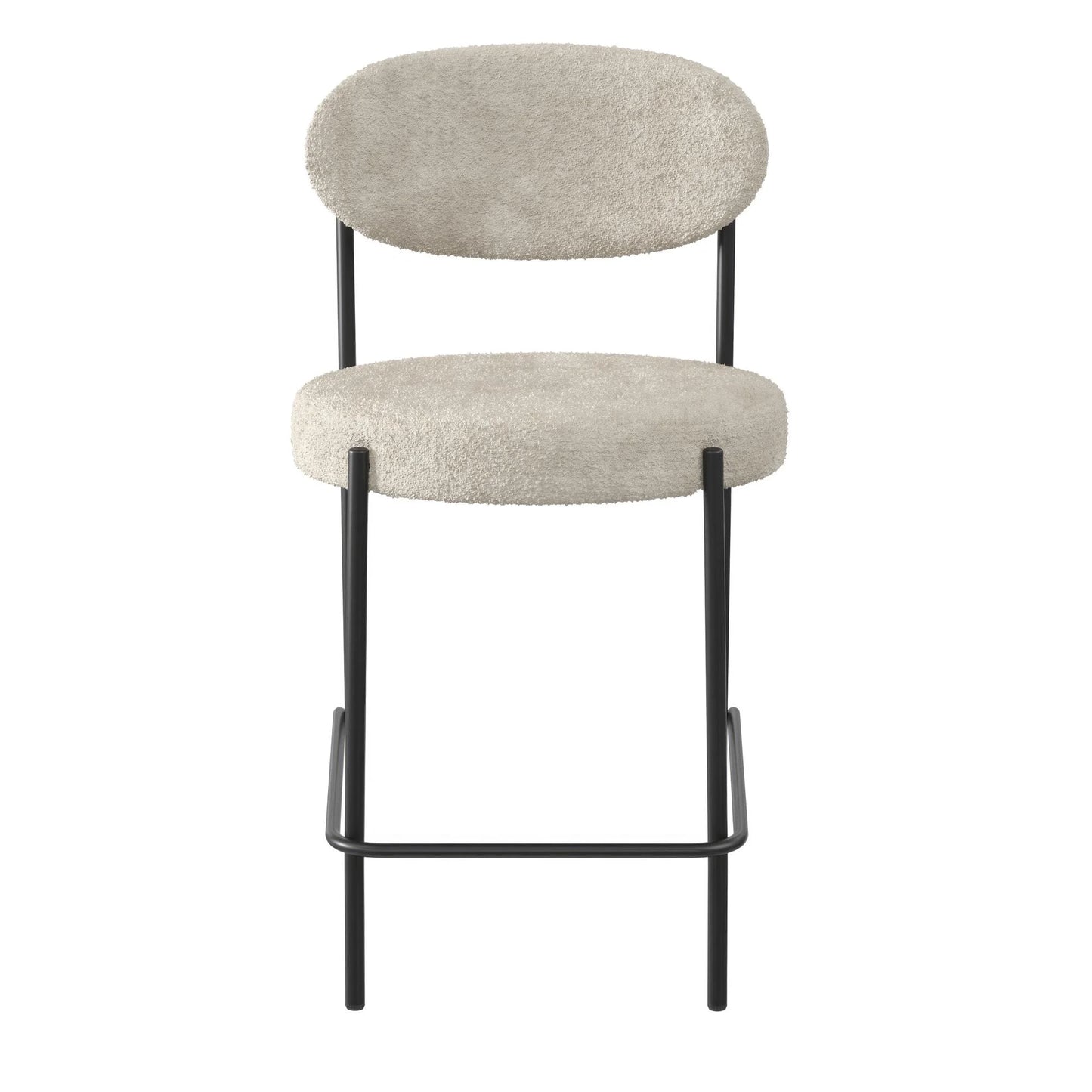 Boucle Counter Stool, Cream