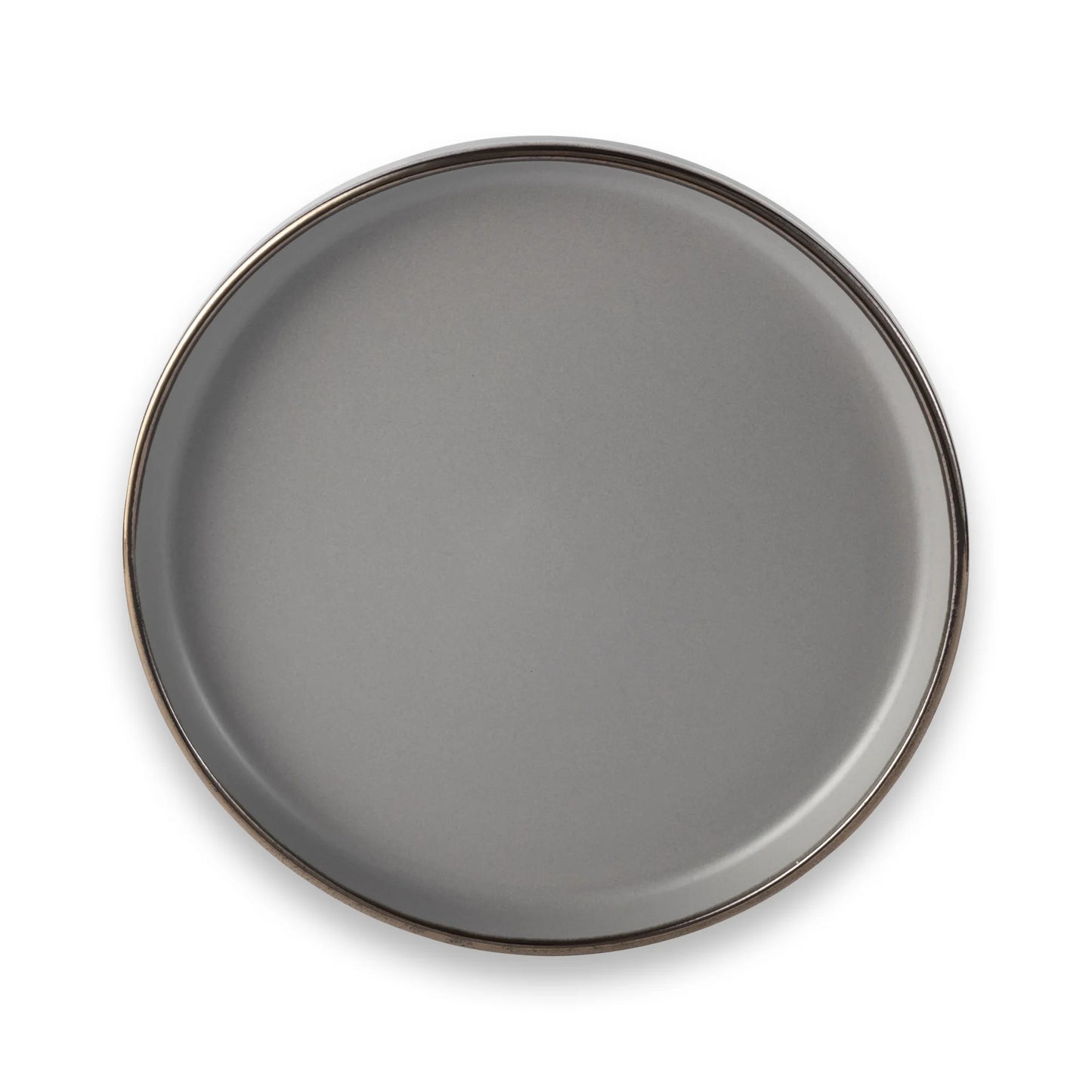 Ava 12-Piece Ceramic Dinnerware Set Gray