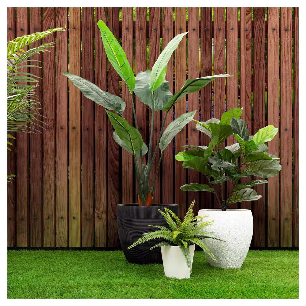 Artificial 47 In. Fiddle Leaf Indoor and Outdoor Plants