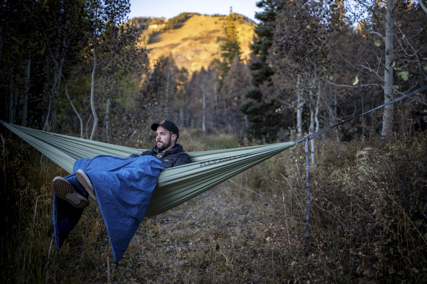 Traverse Single Outdoor Hammock, 110In X 55In, Green
