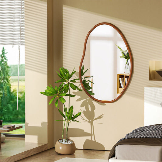 Mid Century Asymmetrical Wall Mirror Organic Mirror Irregular Mirror Home Decor