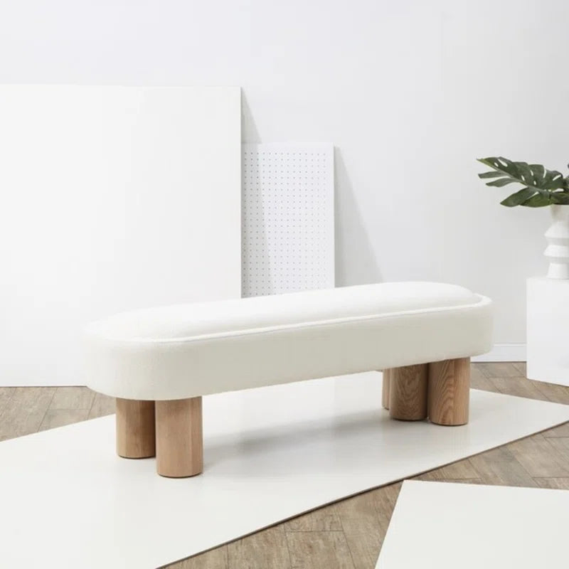 Sarro Boucle Upholstered Bench