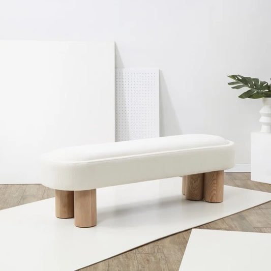 Sarro Boucle Upholstered Bench