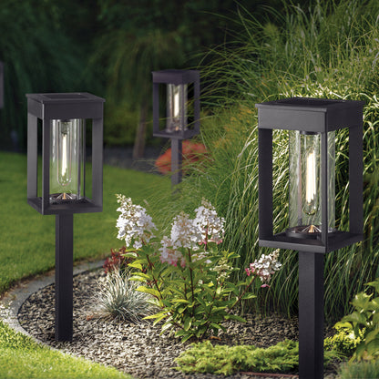GTX Solar LED Pathway Lights, 4-Pack