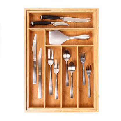 Benninger Expanding Adjustable Flatware Kitchen Drawer Organizer