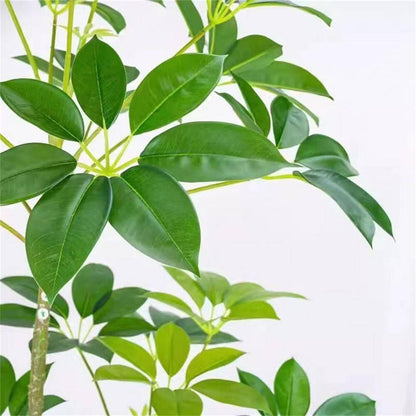 5. 2 Ft. Tall Artificial Tree ，Umbrella Fake Plants Artificial Plants with Planter, Umbrella Tree in Pot