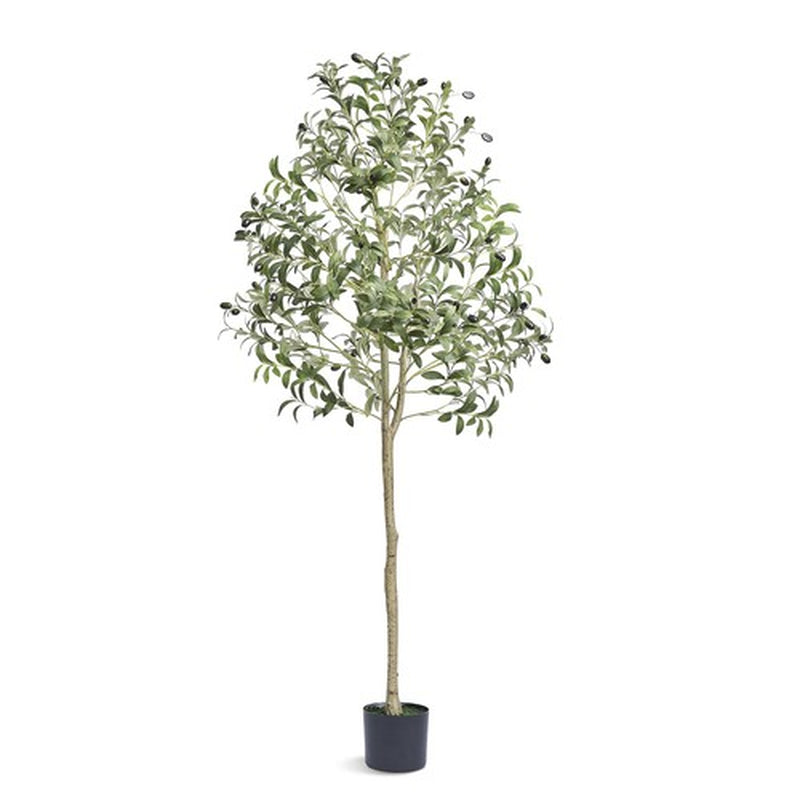 Uimoso 5Ft Artificial Olive Tree Green Tall Faux Lifelike Fake Plant Home Decor