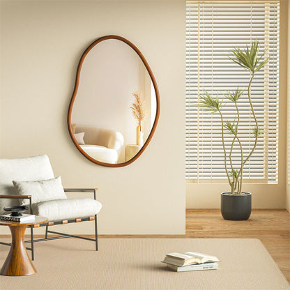Mid Century Asymmetrical Wall Mirror Organic Mirror Irregular Mirror Home Decor