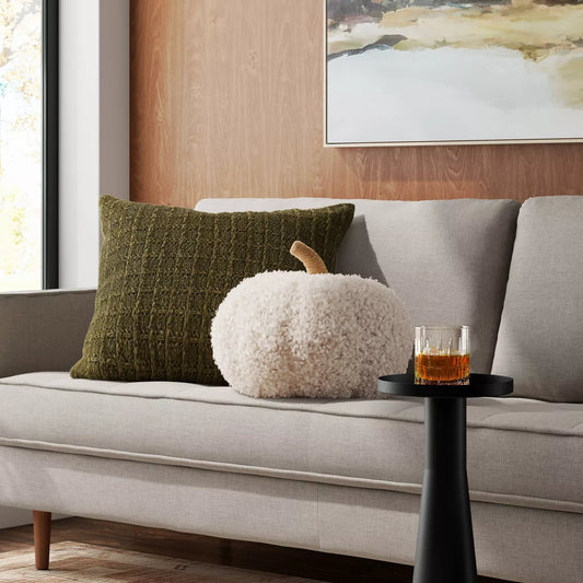 Teddy Boucle Shaped Pumpkin - Threshold