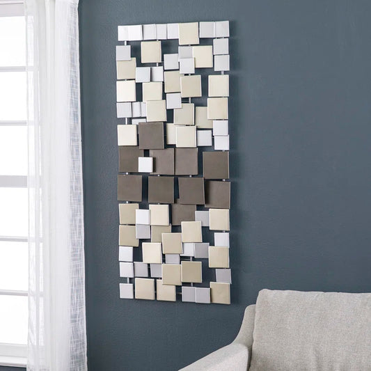 Modern Abstract Wall Decor on Metal