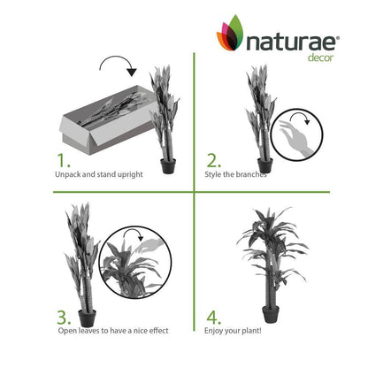 Artificial 49 In. Dracaena Indoor Plants