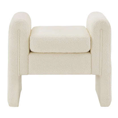 Millwood Boucle Upholstered Bench