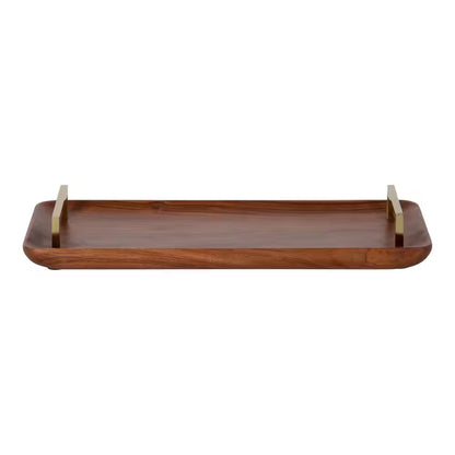 Cantwell Walnut Brown Decorative Tray