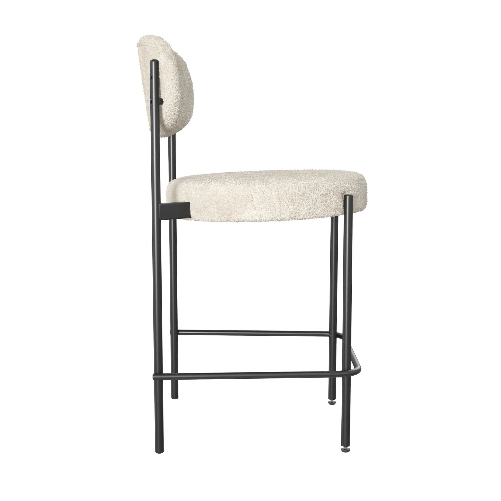 Boucle Counter Stool, Cream