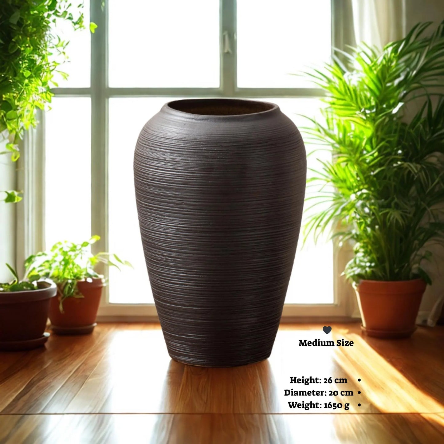 Modern Black Ceramic Vase Set: Nordic Minimalist Table & Floor Decor