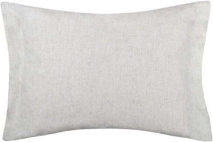 Buttons Decorative Throw Pillow Cover Stripes Pillow Case Farmhouse Cushion Cover for Sofa Couch Bed 16 X 20 Inches Grey