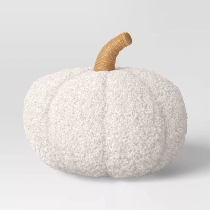 Teddy Boucle Shaped Pumpkin - Threshold