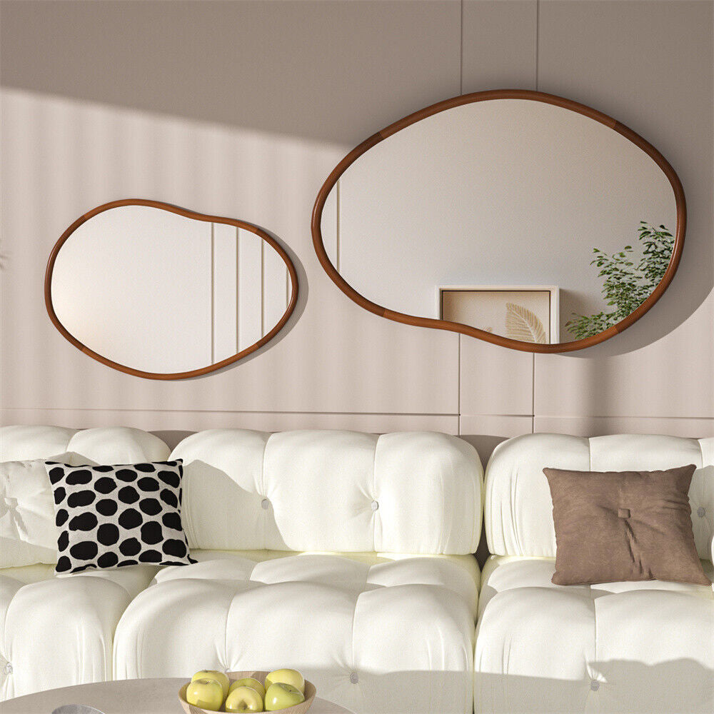 Mid Century Asymmetrical Wall Mirror Organic Mirror Irregular Mirror Home Decor