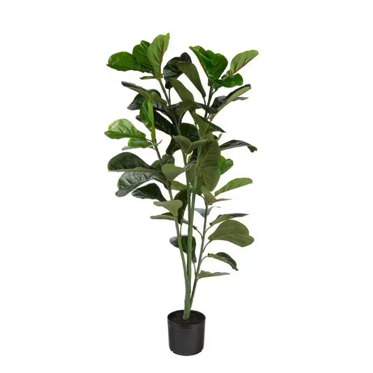 Artificial 47 In. Fiddle Leaf Indoor and Outdoor Plants