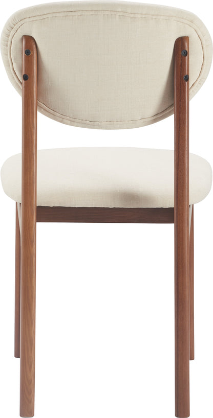 Elle Decor Coralie Dining Chair Set of 2 Buttercream