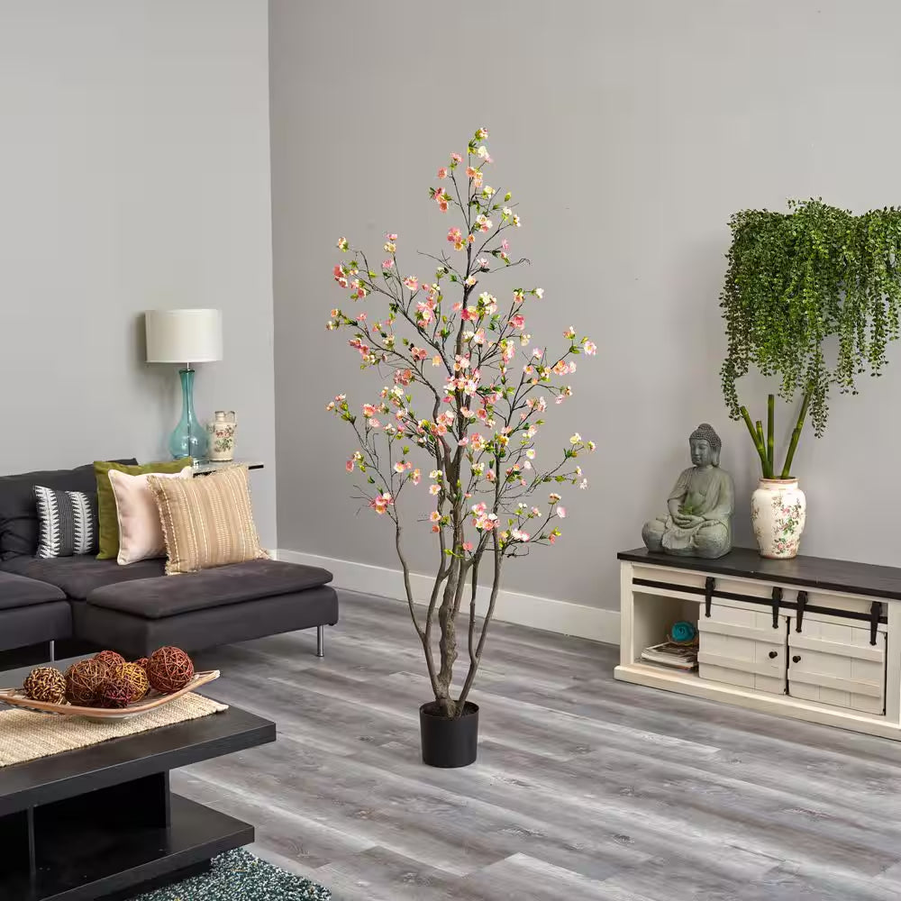 6.5 Ft. Artificial Cherry Blossom Tree