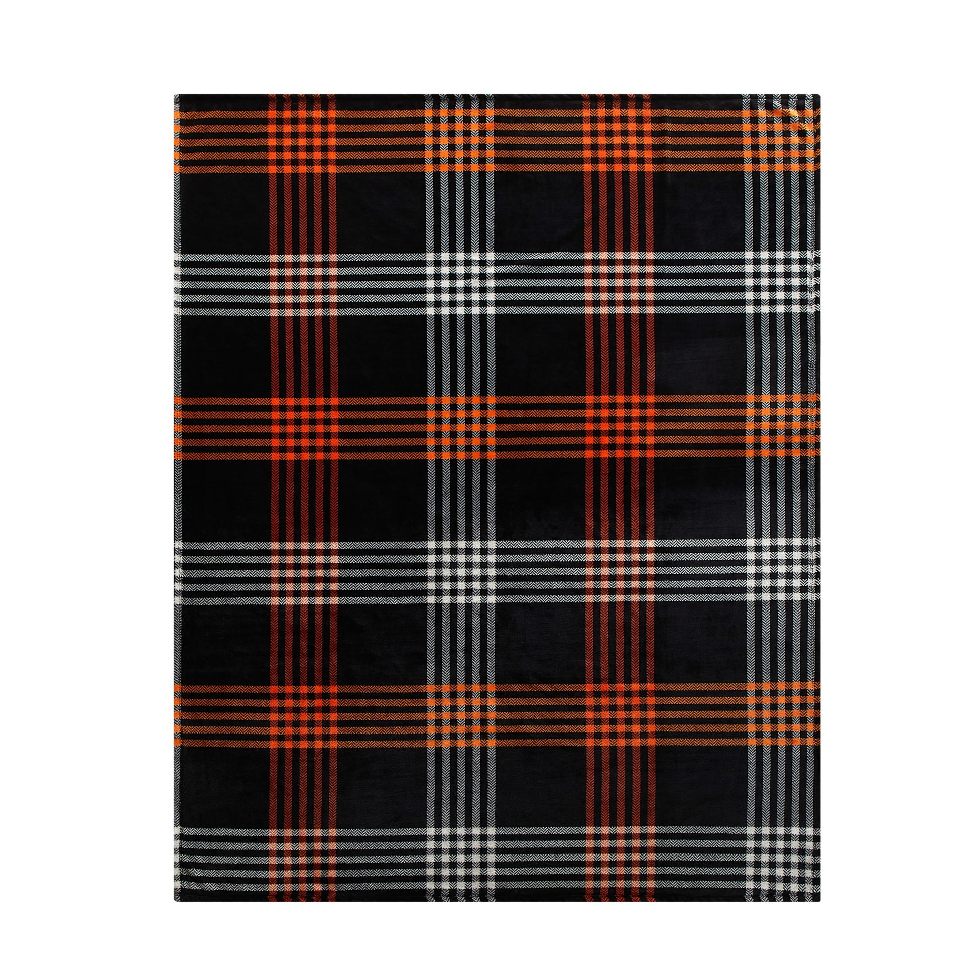 Ways to Celebrate Cozy Plush Plaid Print Throw Blanket 50"X 60", All Ages